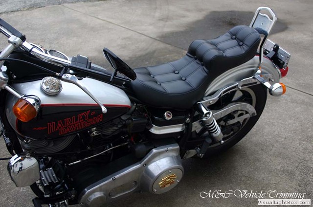 Harley-Davidson FXSB 103 - Motor bike seats - M&C Vehicle Trimming Adelaide