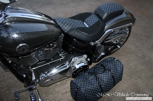 Louis Vuitton Motorcycle Seat Cover