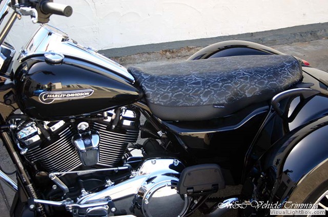 Harley-Davidson FXSB 103 - Motor bike seats - M&C Vehicle Trimming Adelaide