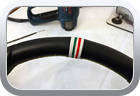 Abarth 500 Special Edition steering wheel restoration - Car Interior