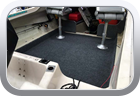 Installation of quality marine-grade carpet