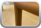 Leather wrapped stair handrails - Miscellaneous