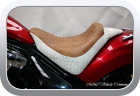 Honda 'Fury' VTX 1300 2015 custom seat by M&C Vehicle Trimming